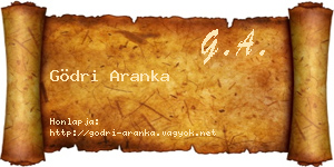 Gödri Aranka névjegykártya
